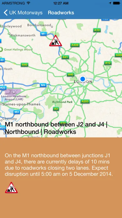 Tangkapan layar Motorways