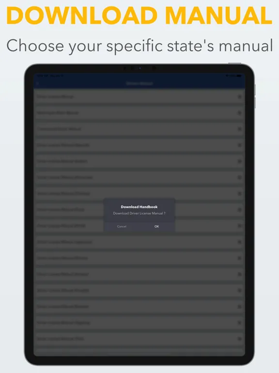 ภาพหน้าจอของ Nebraska DMV Test License Prep iPad
