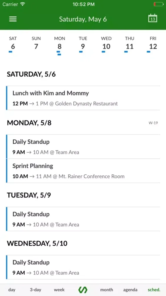ภาพหน้าจอของ Simple Calendar - Awesome and Fantastic Calendar!