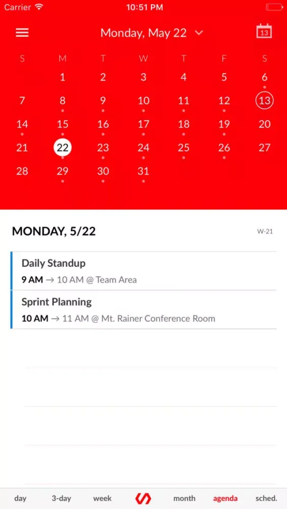 ภาพหน้าจอของ Simple Calendar - Awesome and Fantastic Calendar!