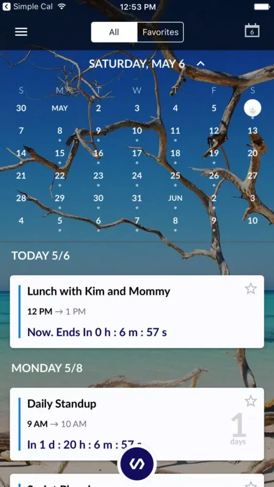Ảnh chụp màn hình của Calendar Countdown - Awesome, Fantastic Calendar!