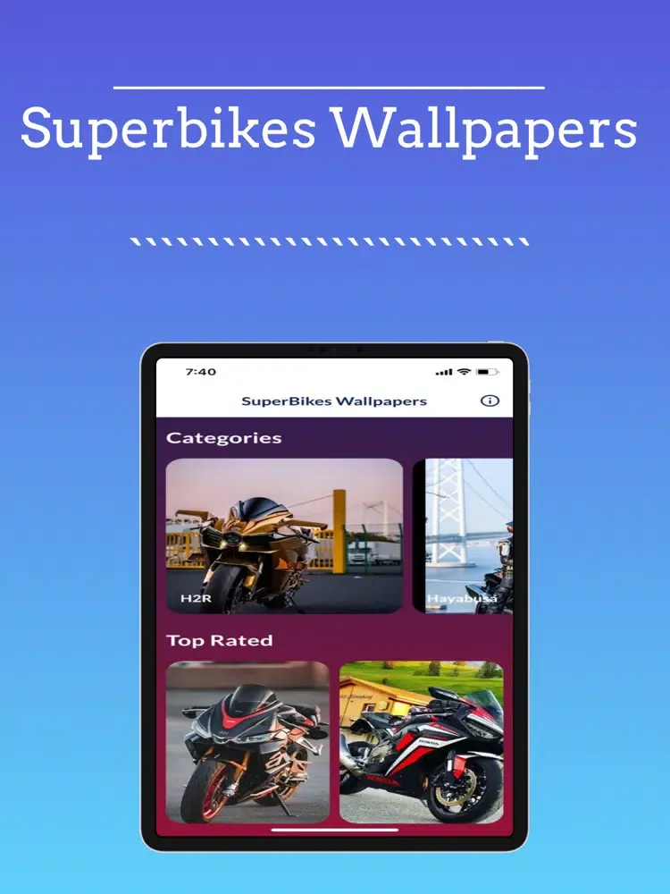 تصاویر SuperBikes Wallpapers HD 4k iPad 