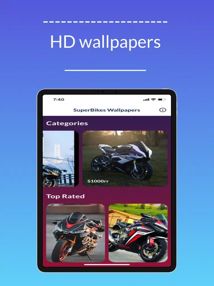 تصاویر SuperBikes Wallpapers HD 4k iPad 