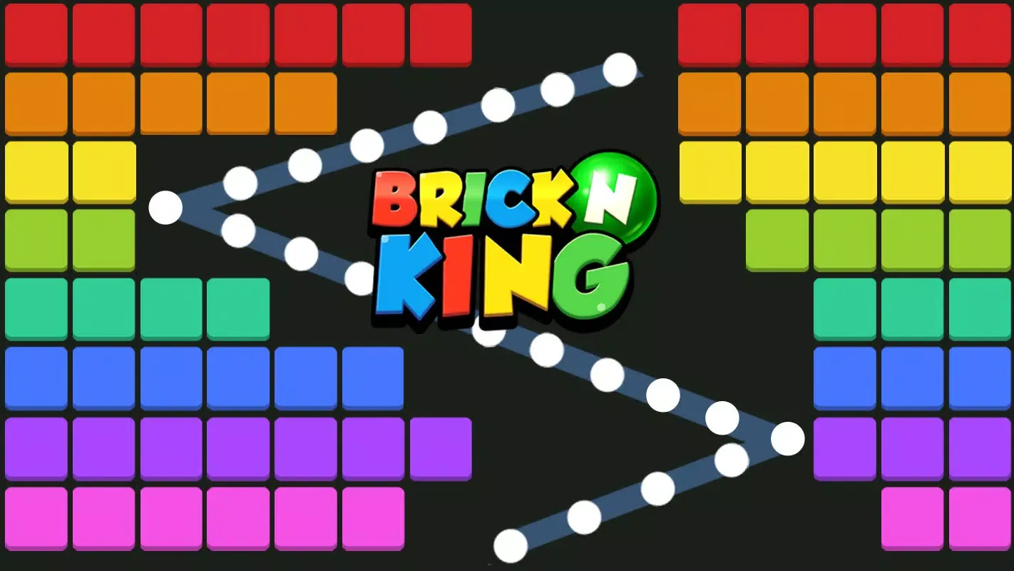 Tangkapan layar Brick N King : Bricks Breaker