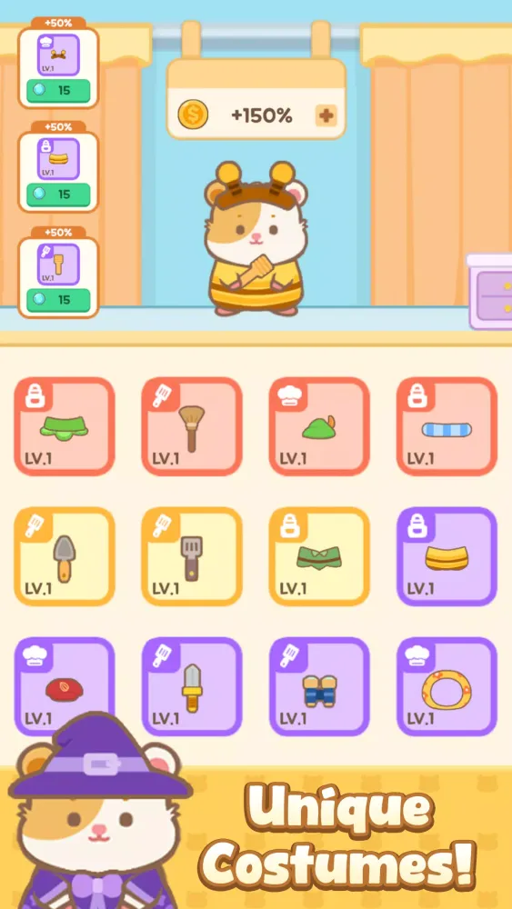 Ảnh chụp màn hình của Ham's Kitchen : Cute Food Game