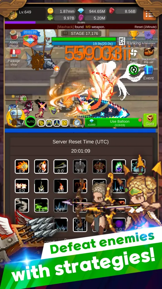 Iron knight : Nonstop Idle RPG স্ক্রিনশট