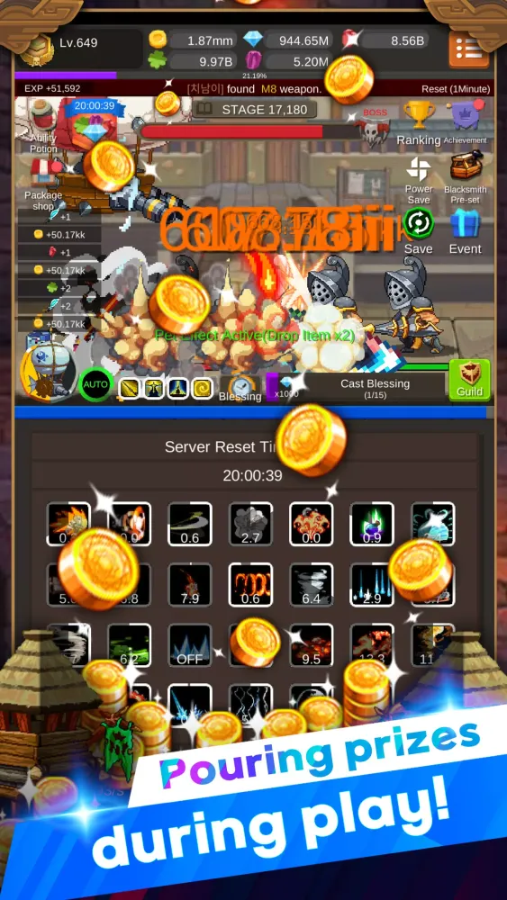 Iron knight : Nonstop Idle RPG স্ক্রিনশট