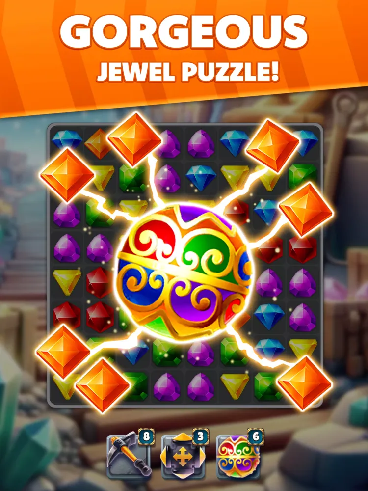 Ảnh chụp màn hình của Jewel Hunter