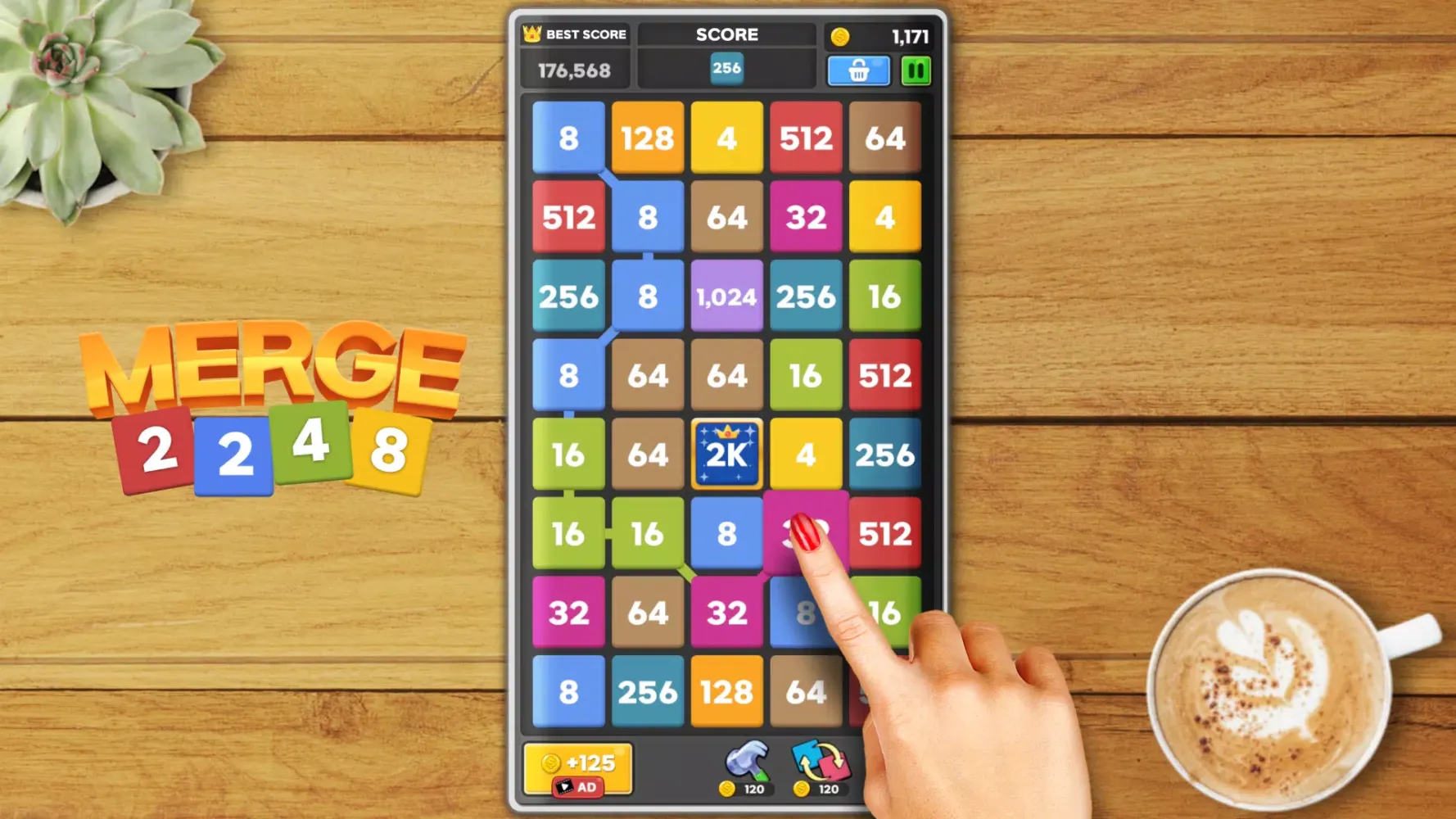 Merge 2248: Link Number Puzzle Ekran Görüntüleri