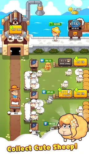 Sheep Farm : Idle Game Screenshots