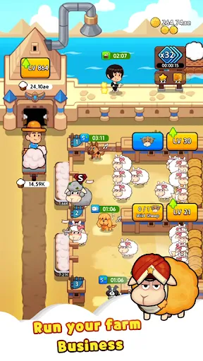 Sheep Farm : Idle Game Screenshots