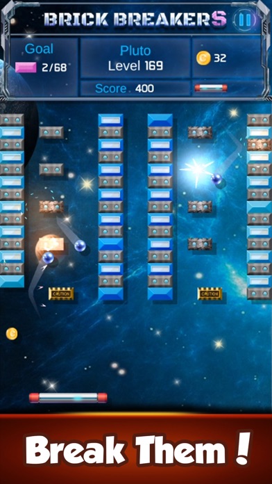 ภาพหน้าจอของ Brick Breaker : Space Outlaw