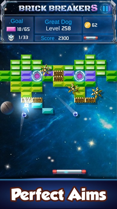 ภาพหน้าจอของ Brick Breaker : Space Outlaw
