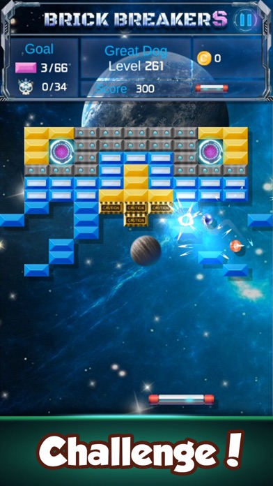 ภาพหน้าจอของ Brick Breaker : Space Outlaw