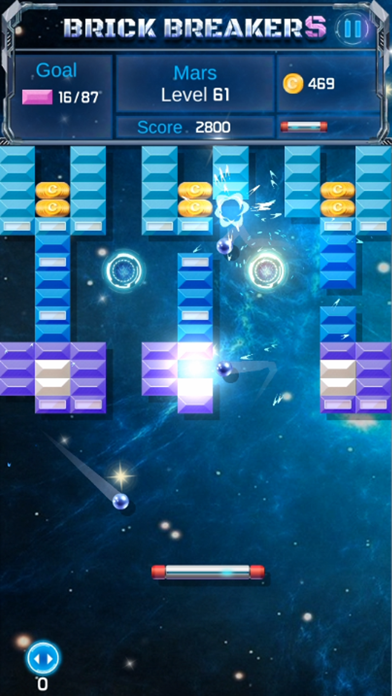 ภาพหน้าจอของ Brick Breaker : Space Outlaw
