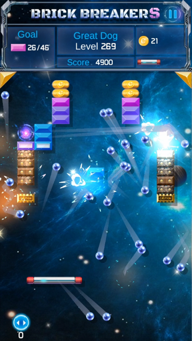 ภาพหน้าจอของ Brick Breaker : Space Outlaw