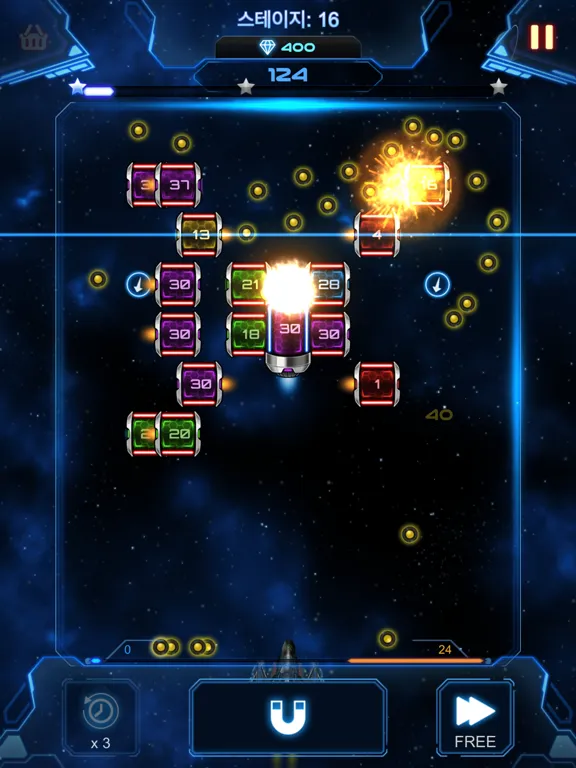 Capturas de tela do Bricks Breaker Galaxy Shooter iPad 