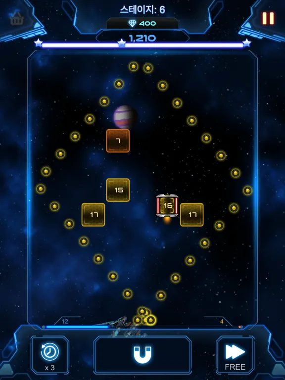 Capturas de tela do Bricks Breaker Galaxy Shooter iPad 