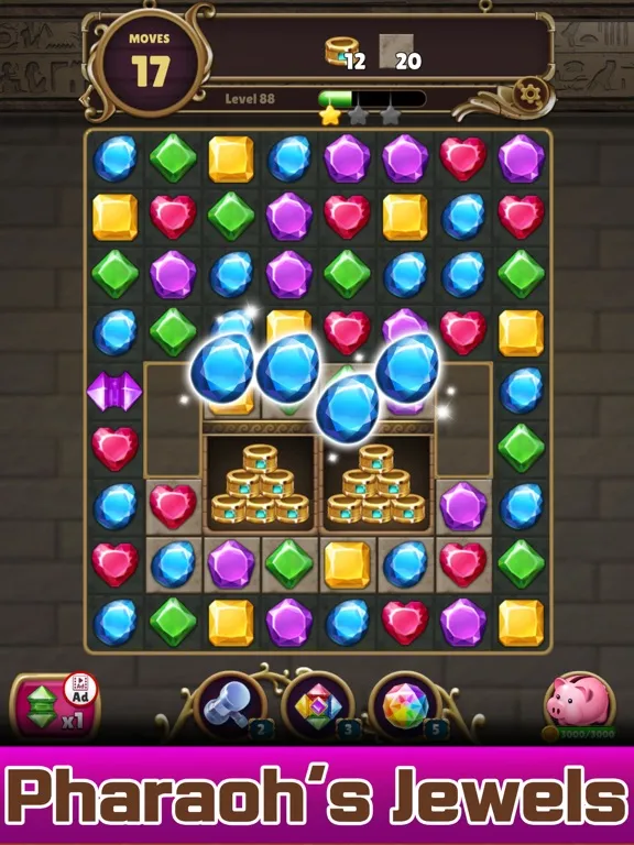 Jewel Land : Match 3 puzzle iPad 应用截图