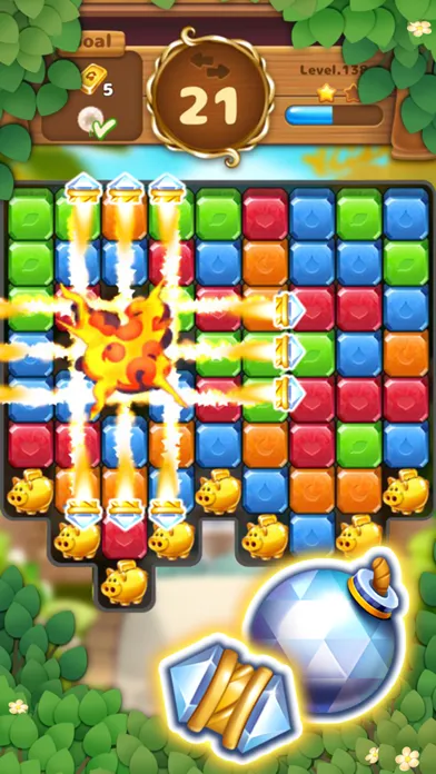 Captures d'écran de Jewels Garden : Blast Puzzle