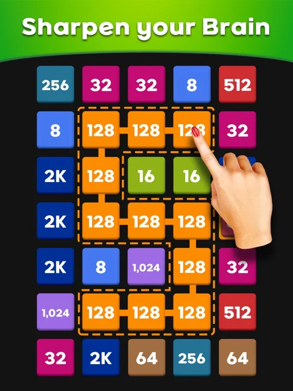 Merge 2248: Link Number Puzzle iPad  Ekran Görüntüleri