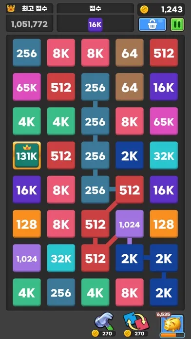 Merge 2248: Link Number Puzzle Ekran Görüntüleri