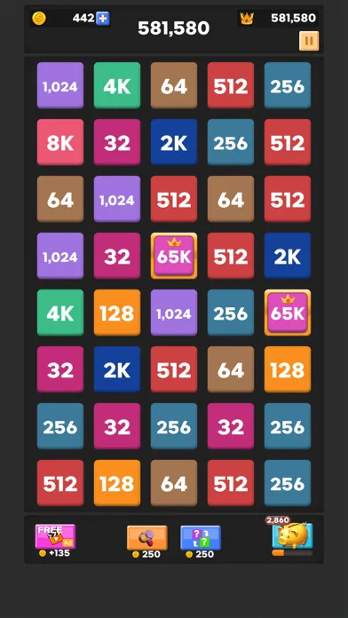 Merge 2248: Link Number Puzzle Ekran Görüntüleri