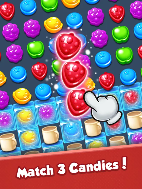 Sugar Hunter: Match 3 Puzzle iPad 應用截圖