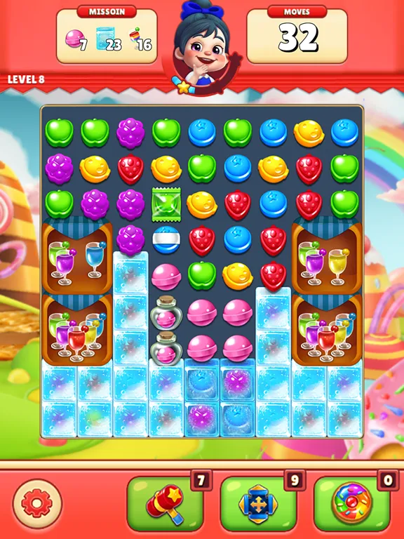 Sugar Hunter: Match 3 Puzzle iPad 應用截圖