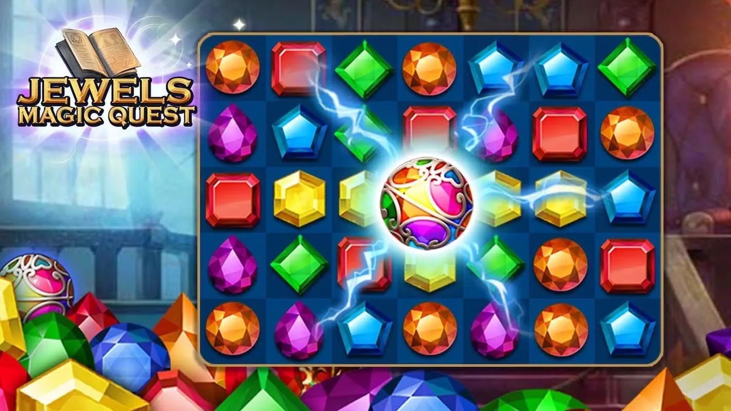 ภาพหน้าจอของ Jewels Magic : Quest