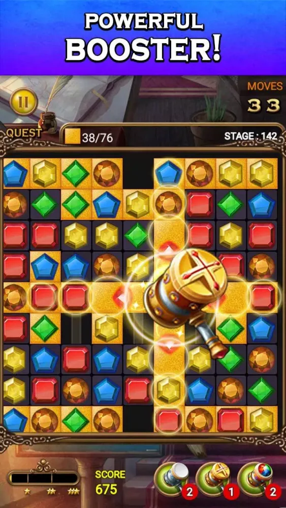 ภาพหน้าจอของ Jewels Magic : Quest