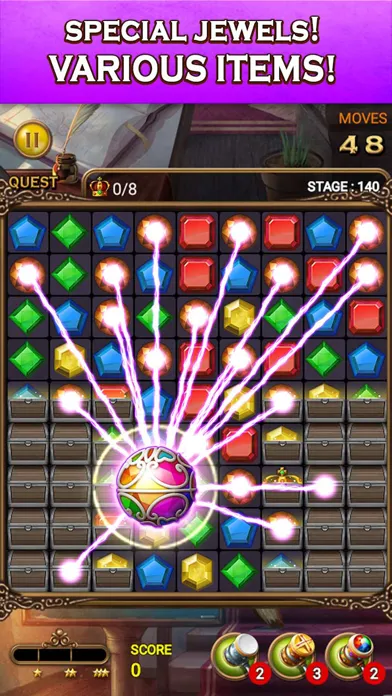 Jewels Magic Quest 스크린샷