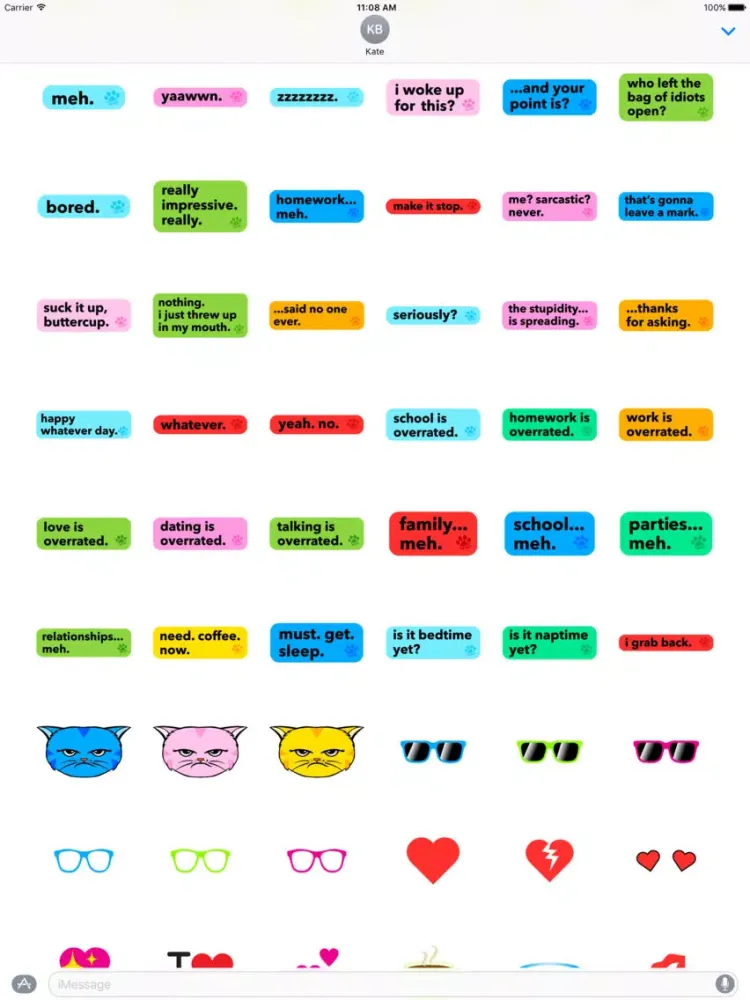 Meh Kitty iPad 应用截图