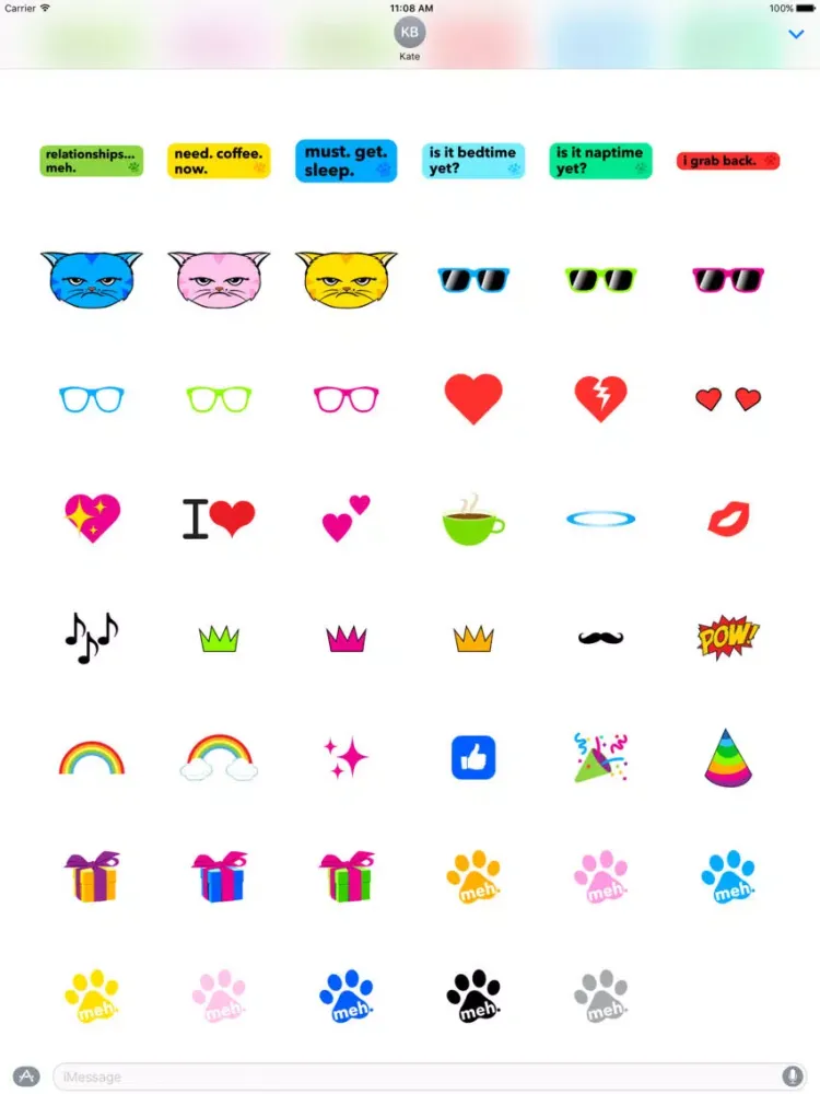 Meh Kitty iPad 应用截图