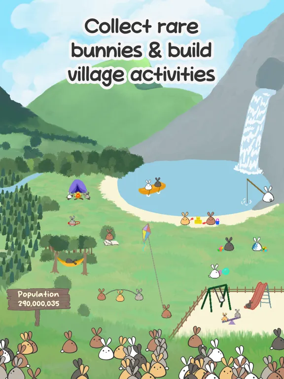 Capturas de tela do Fluffle: Bunny Idle Game iPad 
