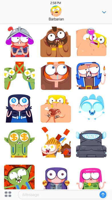 Capturas de pantalla de Clash Theater Stickers