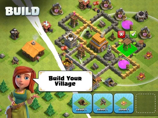 Tangkapan skrin Clash of Clans iPad 