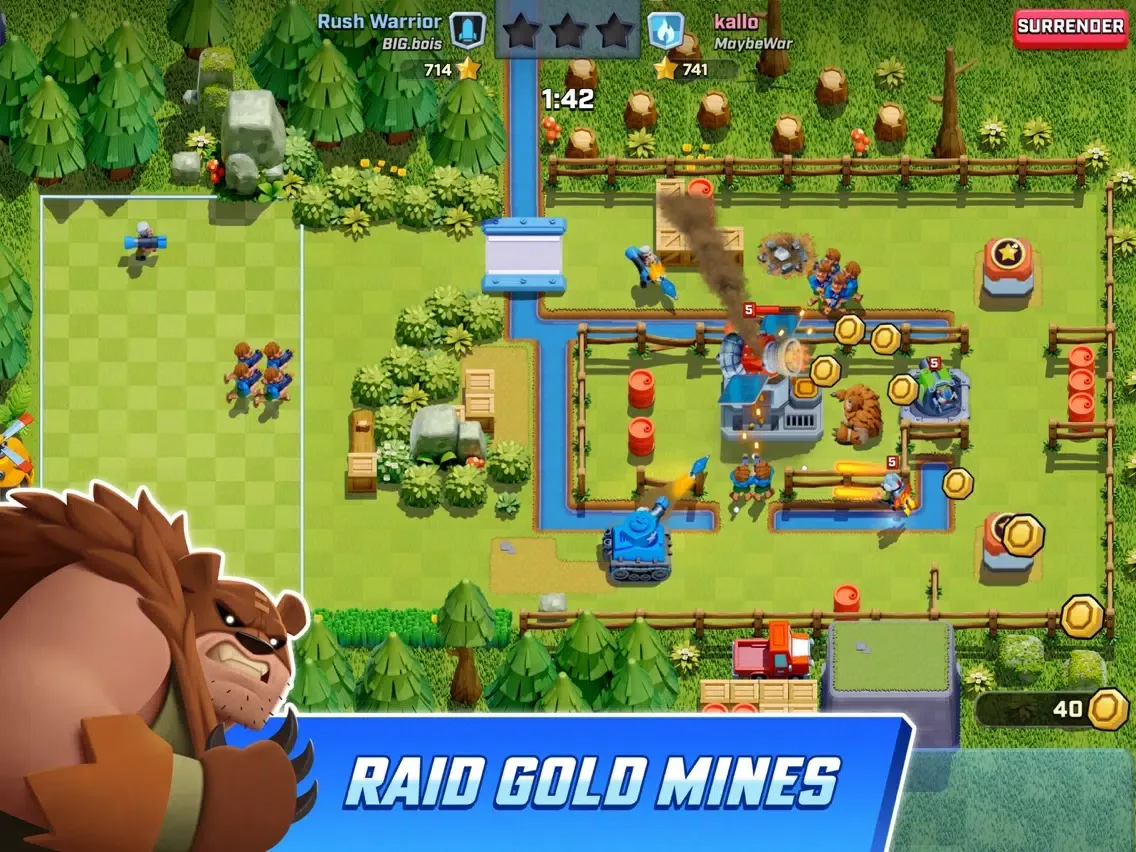 Rush Wars iPad  스크린샷