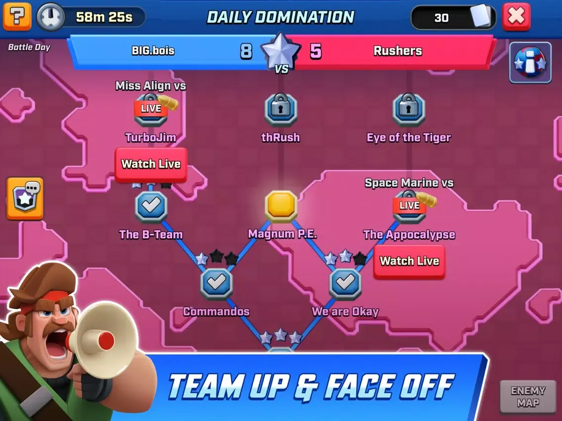 Rush Wars iPad  스크린샷