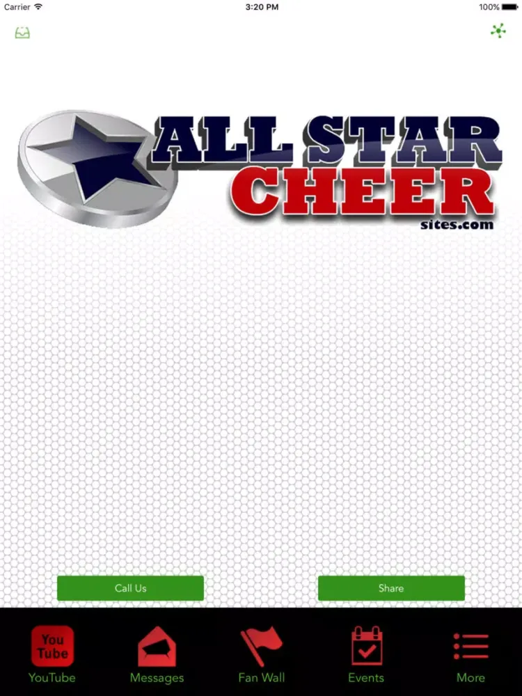 ภาพหน้าจอของ All Star Cheer Sites iPad 