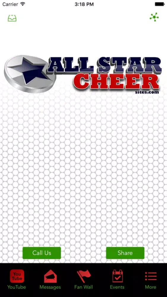 ภาพหน้าจอของ All Star Cheer Sites