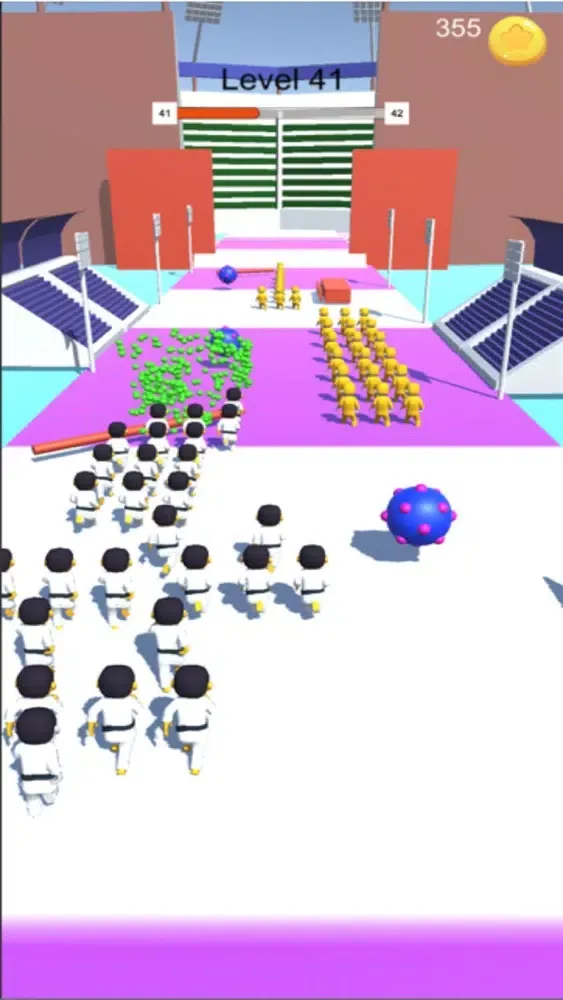 Tangkapan skrin Super Clash : Join the Crowd