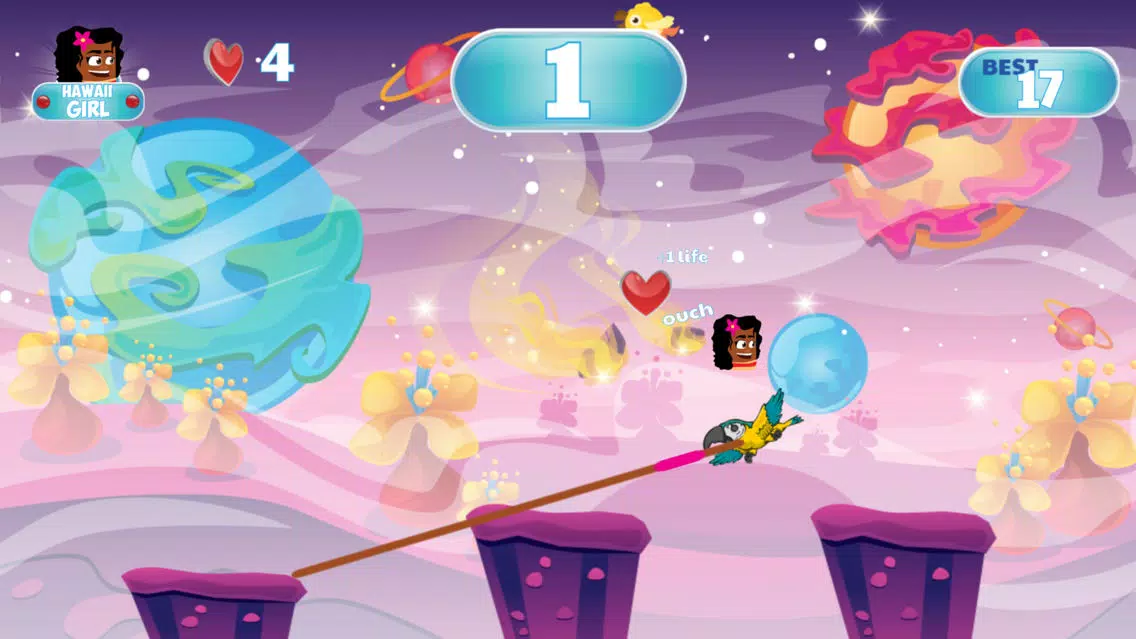Tangkapan layar Hawaii Girl - Jumpy Game For Kids