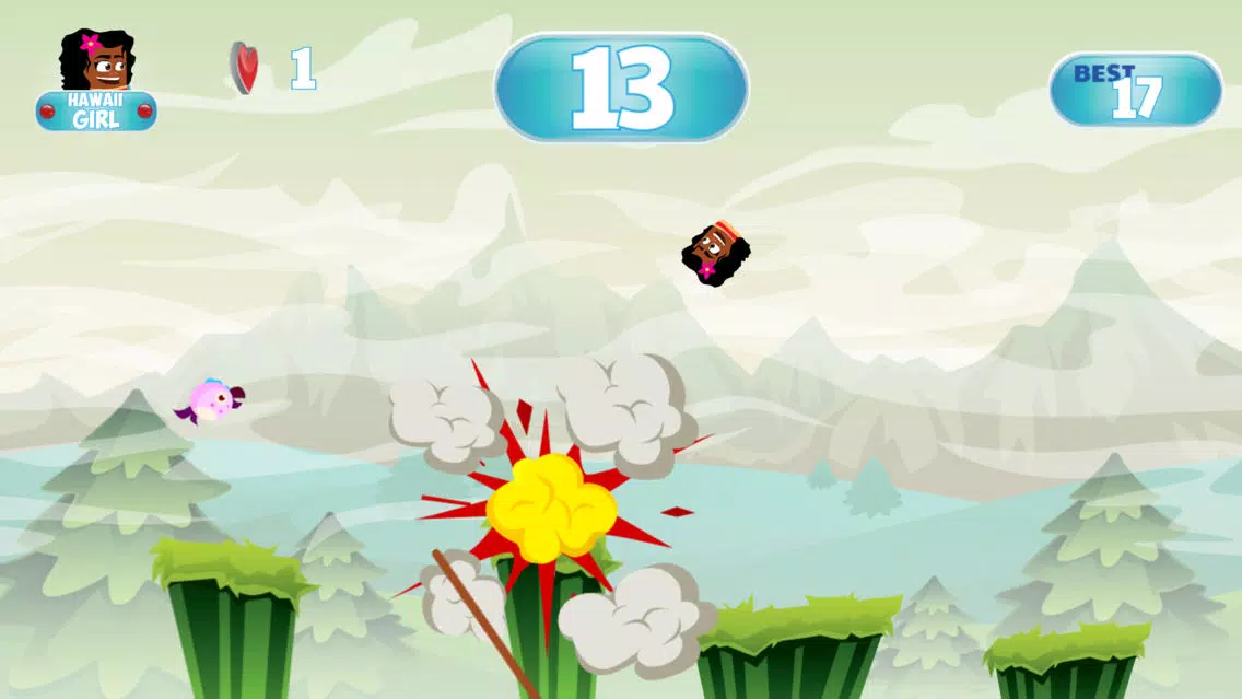 Tangkapan layar Hawaii Girl - Jumpy Game For Kids