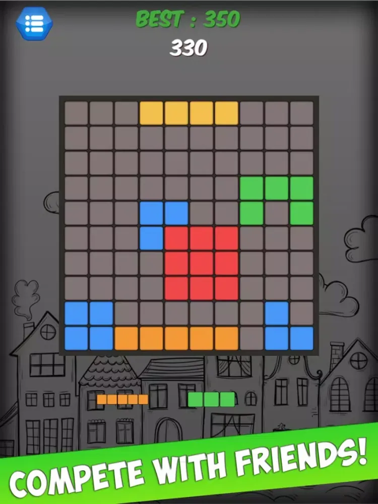 Captures d'écran de Free Block Puzzle Hotel - Train Your Brain iPad 