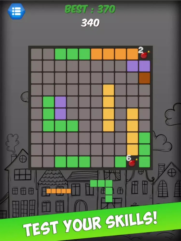 Captures d'écran de Free Block Puzzle Hotel - Train Your Brain iPad 