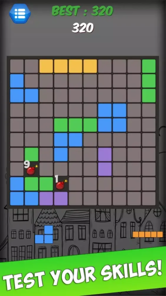 Captures d'écran de Free Block Puzzle Hotel - Train Your Brain
