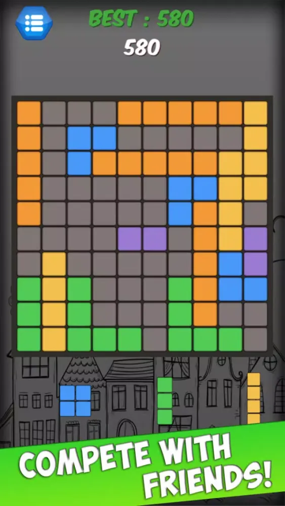 Captures d'écran de Free Block Puzzle Hotel - Train Your Brain