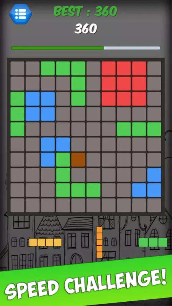 Captures d'écran de Free Block Puzzle Hotel - Train Your Brain