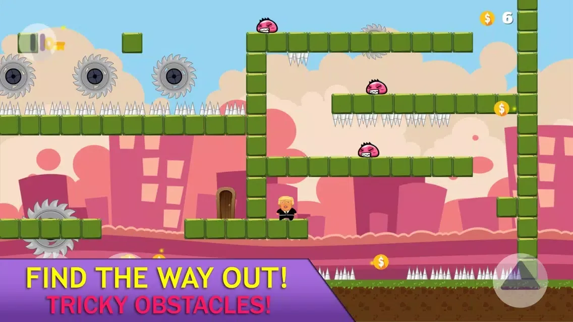 Trump Run Adventure - White House Escape Game应用截图